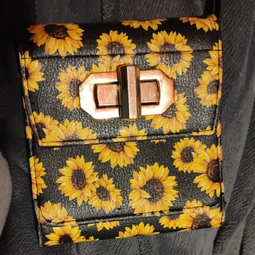 Sunflower Print Women's Bag